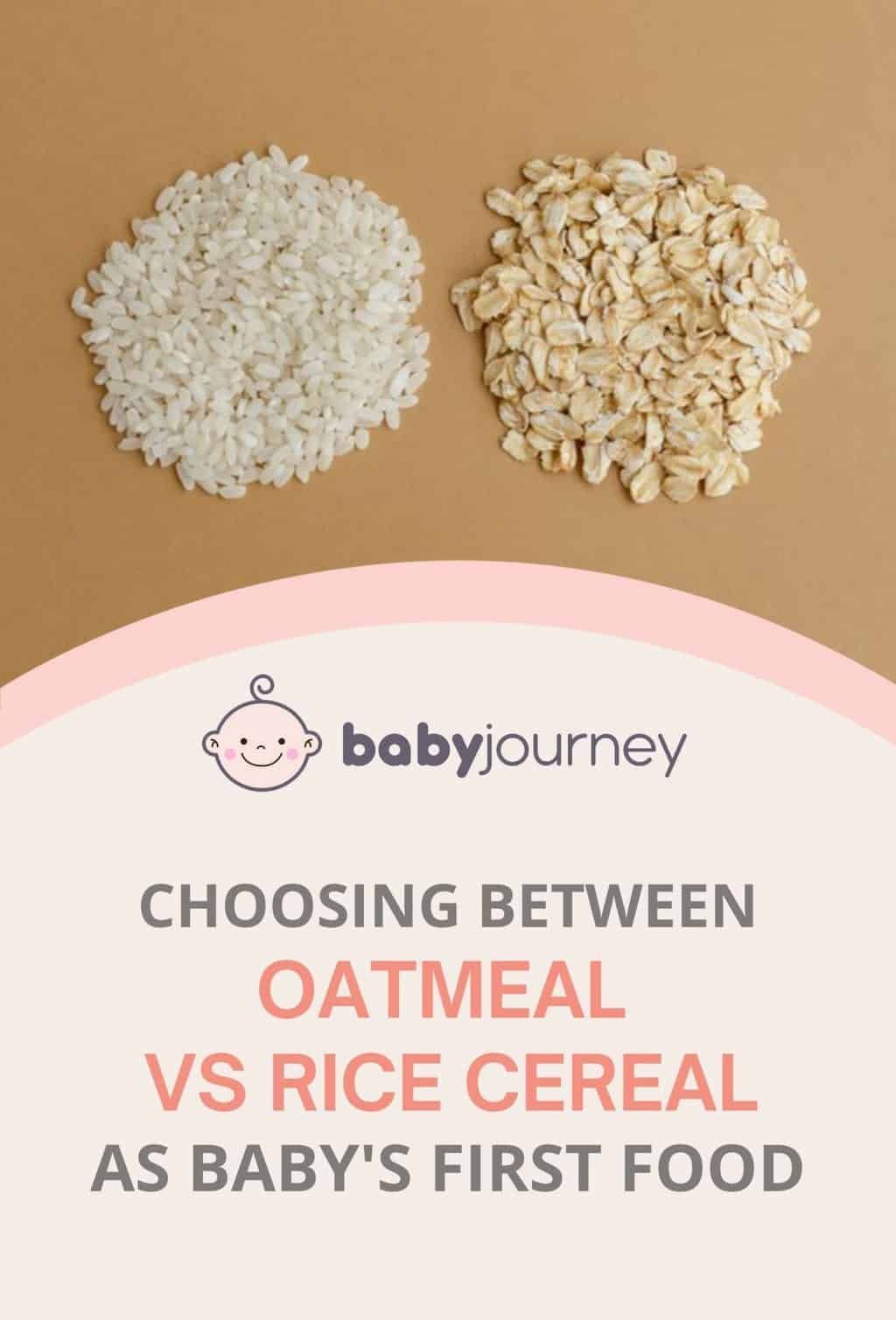 Choosing Between Oatmeal vs Rice Cereal As Baby’s First Food